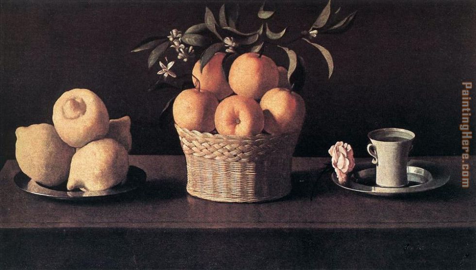 Francisco de Zurbaran Still life with Oranges